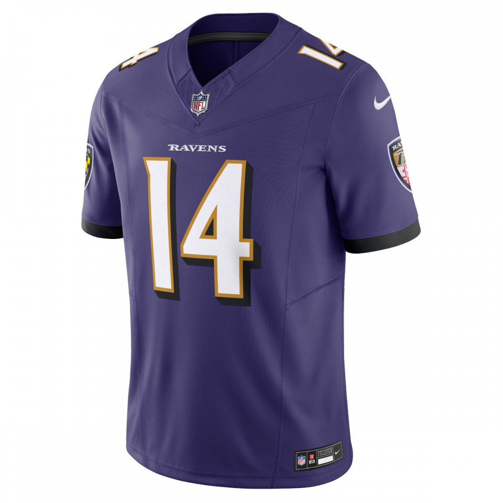 Kyle Hamilton Baltimore Ravens Nike Vapor F.U.S.E. Limited Jersey - Purple-Profan Arena